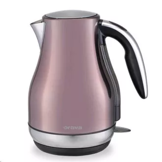 Fierbător electric roz Orava VK-3715, 1850-2200 W, design, 1,7 l, oprire automată, roz