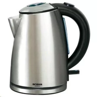Fierbător electric Orava VK-3712, 1600 W, 1,2 l, oprire automată, argintiu