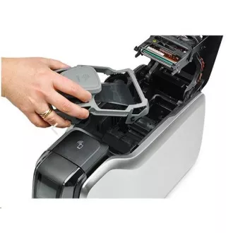 Imprimanta de carduri Zebra ZC300, Single Sided, USB / Ethernet