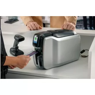 Imprimanta de carduri Zebra ZC300, Single Sided, USB / Ethernet
