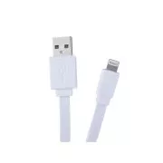 Cablu USB AVACOM LIG-120W - Lightning, 120cm, alb
