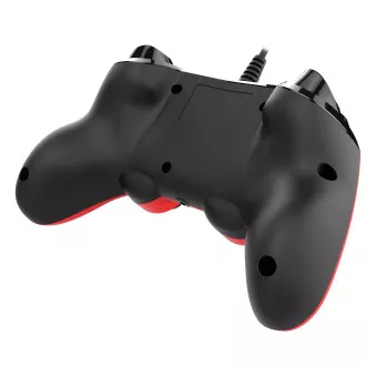 Nacon Wired Compact Controller - controler pentru PlayStation 4 - roșu Nacon Wired Compact Controller - controler pentru PlayStation 4 - roșu