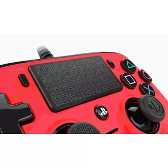 Nacon Wired Compact Controller - controler pentru PlayStation 4 - roșu Nacon Wired Compact Controller - controler pentru PlayStation 4 - roșu
