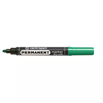 Marker Centropen 8510 permanent verde vârf cilindric 2,5 mm
