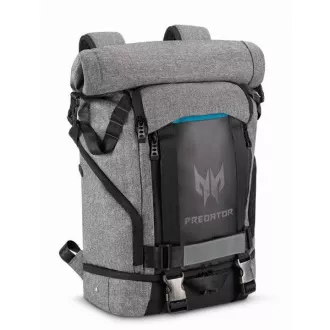 Rucsac ROLLTOP ACER PREDATOR GAMING 15, 6" GRI NEGRU cu Accent Albastru (PACHET RETAIL)