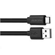 Cablu de date și încărcare USB - USB Type-C, 100cm, negru