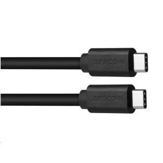 Cablu de date și încărcare USB Type-C - USB Type-C, 100cm, negru
