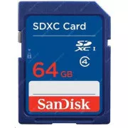 Card SanDisk SDXC de 64 GB (clasa 4)