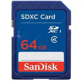 Card SanDisk SDXC de 64 GB (clasa 4)