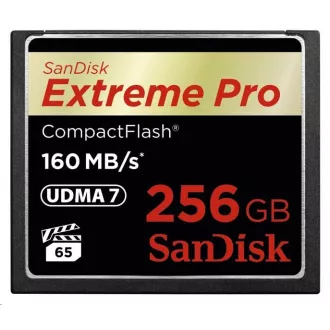 SanDisk Compact Flash 256 GB Extreme Pro (160 MB/s) VPG 65, UDMA 7