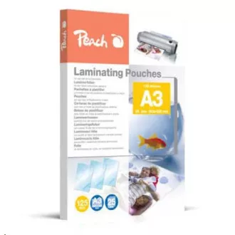 Husă de laminat peach A3 (303x426mm), 125mic