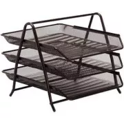Organizator de sarma cu 3 sertare, negru