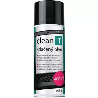 CLEAN IT Aer comprimat 400ml (inlocuitor pentru CL-1) CLEAN IT Aer comprimat 400ml (inlocuitor pentru CL-1)