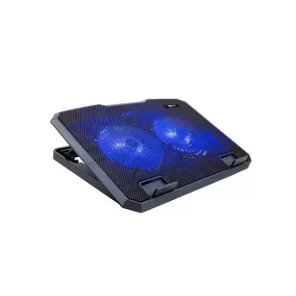 Placă de răcire C-TECH sub NTB CLP-140, 15, 6", 2x 140mm, 2x USB, iluminare de fundal albastră Placă de răcire C-TECH sub NTB CLP-140, 15, 6", 2x 140mm, 2x USB, iluminare de fundal albastră