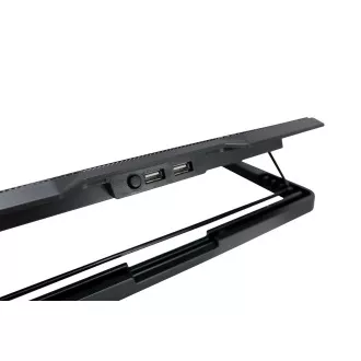 Placă de răcire C-TECH sub NTB CLP-140, 15, 6", 2x 140mm, 2x USB, iluminare de fundal albastră Placă de răcire C-TECH sub NTB CLP-140, 15, 6", 2x 140mm, 2x USB, iluminare de fundal albastră