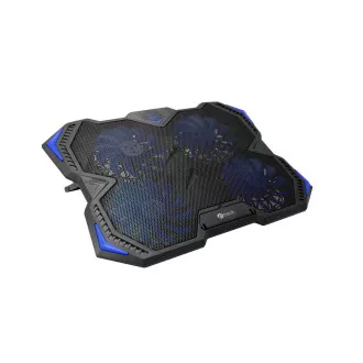 Placă de răcire C-TECH sub NTB Zefyros (GCP-01B), jocuri casual, 17, 3", iluminare de fundal albastră, control al vitezei Placă de răcire C-TECH sub NTB Zefyros (GCP-01B), jocuri casual, 17, 3", iluminare de fundal albastră, control al vitezei