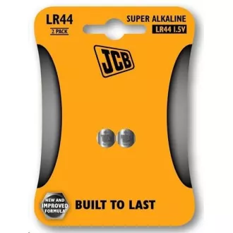 Baterii alcaline JCB LR44, blister 2 buc.