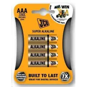 Baterie alcalină JCB SUPER LR03, blister 4 buc.