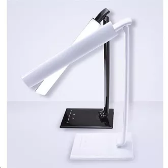 Lampa de masa Solight LED dimmabila, 12W, selectarea temperaturii luminii, USB, alb lucios