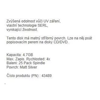 VERBATIM DVD + RW (pachet de 25) Spindle / 4x / DLP / 4,7 GB
