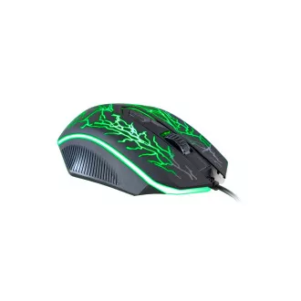 Mouse de gaming C-TECH Tychon (GM-03P), jocuri casual, gaming, iluminare din spate 7 culori, 3200DPI, USB