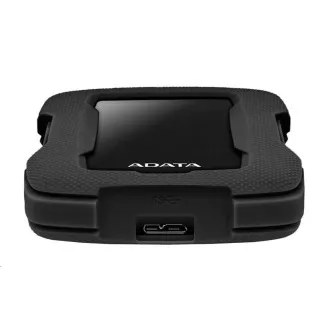 HDD extern ADATA 1TB USB 3.1 HD330, CUTIE DE CULOARE NEGRA, negru (cauciuc, rezistent la impact)