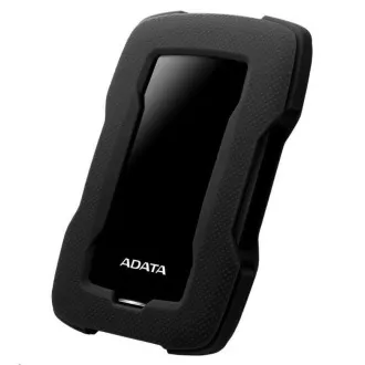 ADATA HDD extern 2TB 2, 5" USB 3.1 HD330, BLACK COLOR BOX, negru (cauciuc, rezistent la șocuri)