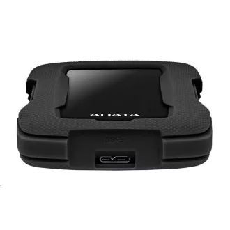 ADATA HDD extern 2TB 2, 5" USB 3.1 HD330, BLACK COLOR BOX, negru (cauciuc, rezistent la șocuri)