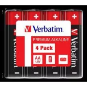 VERBATIM Baterii alcaline AA, Pachet 4 - Shrink