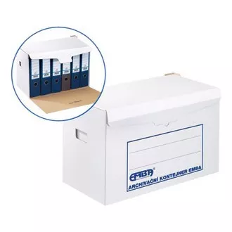 Container de arhivare 500x330x300mm pentru 6 liante 80mm EMBA