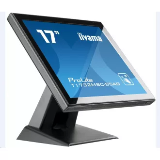 Monitor tactil Iiyama ProLite T1732MSC-B5AG, 43,2 cm (17 inchi), CAP 10-touch, negru Monitor tactil Iiyama ProLite T1732MSC-B5AG, 43,2 cm (17 inchi), CAP 10-touch, negru