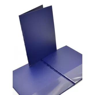 Folder A4 Sporo buzunar de jos albastru