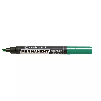 Marker Centropen 8516 permanent verde vârf cu pană 2-5mm