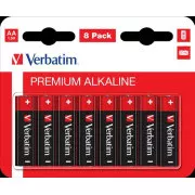 VERBATIM Baterii alcaline AA, 8 PACK, LR6