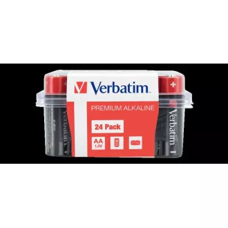 Baterie alcalina VERBATIM AA Pachet 24 / LR6