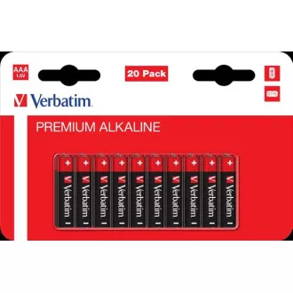 Baterie alcalina VERBATIM AAA Pachet 20 / LR03