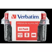 Baterie alcalina VERBATIM AAA Pachet 24 / LR03