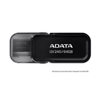ADATA Flash Drive 32GB USB 2.0 Dash Drive UV240, negru ADATA Flash Drive 32GB USB 2.0 Dash Drive UV240, negru