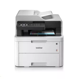 LED color multifuncțional BROTHER MFC-L3730CDN - A4, 18 ppm, 512 MB, 600 x 600 copie, USB2.0, 250 coli, ADF50, LAN, afișaj, DUPLEX