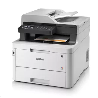 LED color multifuncțional BROTHER MFC-L3730CDN - A4, 18 ppm, 512 MB, 600 x 600 copie, USB2.0, 250 coli, ADF50, LAN, afișaj, DUPLEX