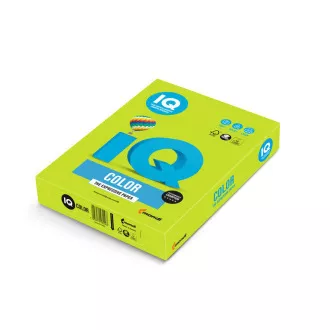 Hârtie xerografică IQ A4/80g 500 de coli verde lime LG46 Hârtie xerografică IQ A4/80g 500 de coli verde lime LG46
