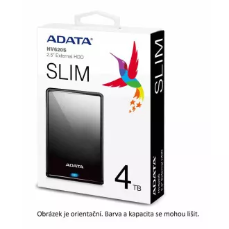 ADATA HDD extern 2TB 2, 5" USB 3.0 DashDrive HV620S, negru