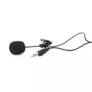 Microfon GEMBIRD cu clip, MIC-C-01, negru