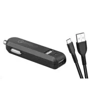 Încărcător auto AVACOM CarMAX 2 2x Qualcomm Quick Charge 2.0, negru (cablu micro USB)