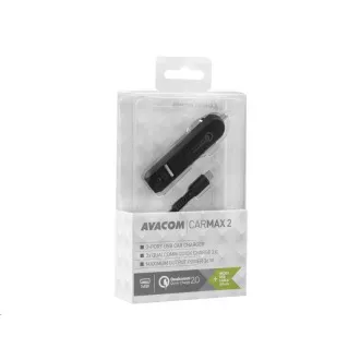 Încărcător auto AVACOM CarMAX 2 2x Qualcomm Quick Charge 2.0, negru (cablu micro USB) Încărcător auto AVACOM CarMAX 2 2x Qualcomm Quick Charge 2.0, negru (cablu micro USB)