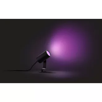 Spot PHILIPS Lily pentru exterior, Hue White și ambianță de culoare, 230V, LED integrat 1x8W, crom mat, extensie (1741530P7) Spot PHILIPS Lily pentru exterior, Hue White și ambianță de culoare, 230V, LED integrat 1x8W, crom mat, extensie (1741530P7)