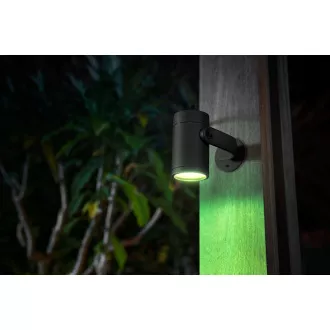 Spot PHILIPS Lily pentru exterior, Hue White și ambianță de culoare, 230V, LED integrat 1x8W, crom mat, extensie (1741530P7) Spot PHILIPS Lily pentru exterior, Hue White și ambianță de culoare, 230V, LED integrat 1x8W, crom mat, extensie (1741530P7)