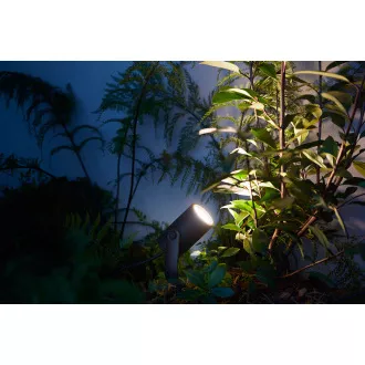 Spot PHILIPS Lily pentru exterior, Hue White și ambianță de culoare, 230V, LED integrat 1x8W, crom mat, extensie (1741530P7) Spot PHILIPS Lily pentru exterior, Hue White și ambianță de culoare, 230V, LED integrat 1x8W, crom mat, extensie (1741530P7)