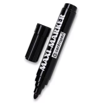 Marker Centropen 8936 Maxi Marker permanent negru vârf cilindric 2-4mm