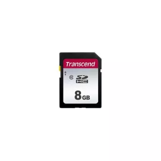 Card SDHC TRANSCEND 8GB 300S, clasa 10 (R: 95 / W: 45 MB / s)